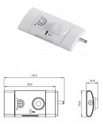 Sensore infrarosso passivo 24V DC IP20